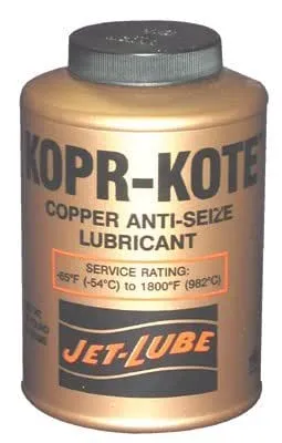 Jet Lube 10002 Kopr-Kote 1/2 lb High Temperature Anti-Seize Compound