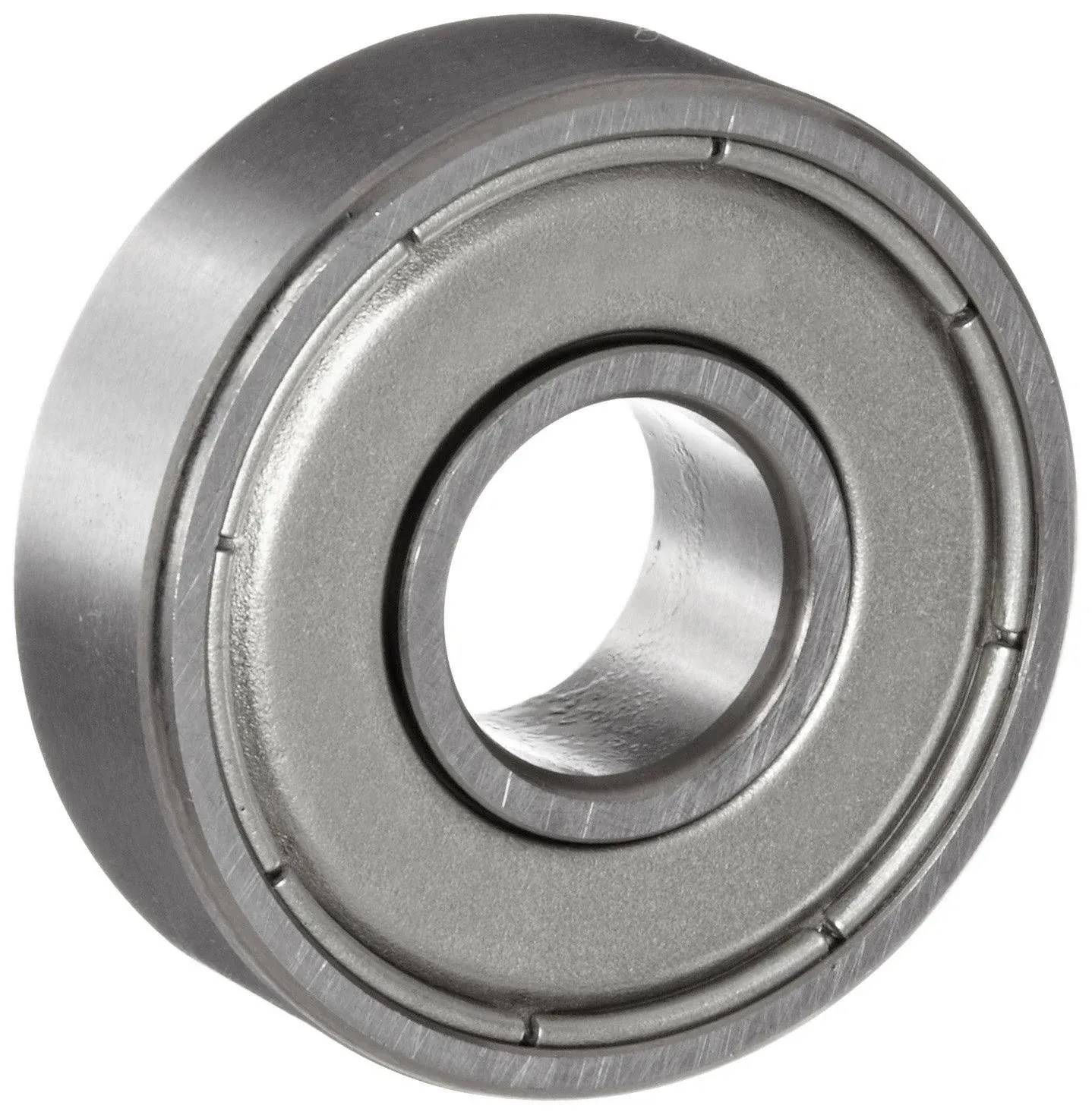 NSK 608Z Deep Groove Ball Bearing, Single Row, Single Shield, Pressed Steel Cage ...