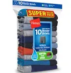 Hanes Comfort Flex Boys' Boxer Brief Underwear, 10-Pack Assorted XL