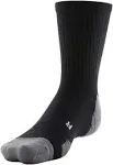 unisex Team Crew Socks - Black, XL, Under Armour