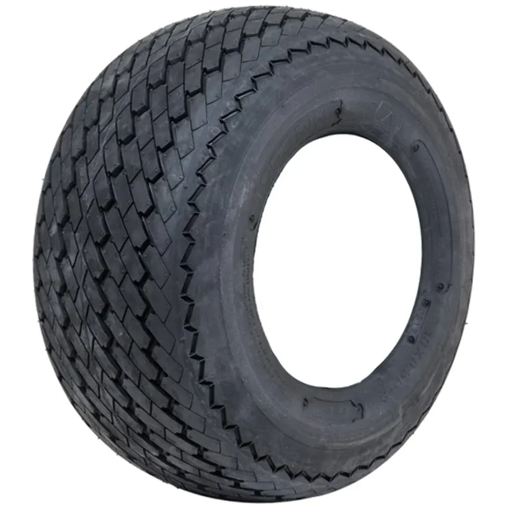 GTW Topspin 18x8.5-8 Sawtooth Golf Cart Street/Course Tire | 4 Ply, Black