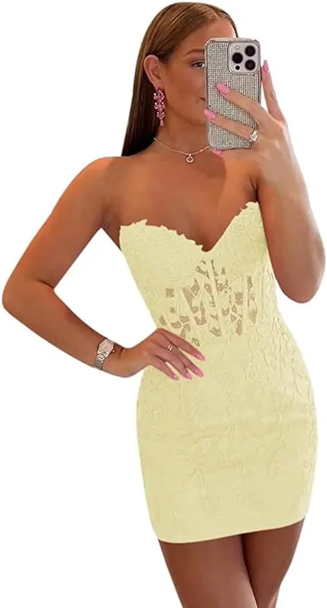 Hottie Station Dress Yellow