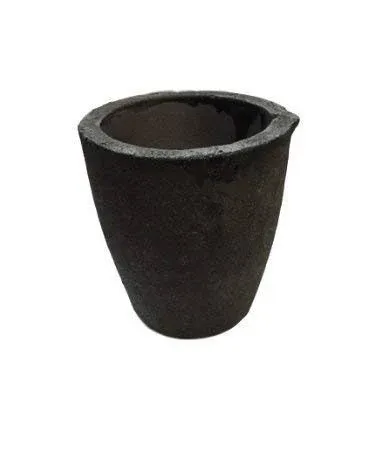 #1 1-2KG MegaCast, Foundry Clay Graphite Crucibles Black Cup Furnace Torch Melting Casting Refining Gold Silver Copper Brass Aluminum