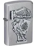 Zippo Dead Mans Hand Emblem Lighter