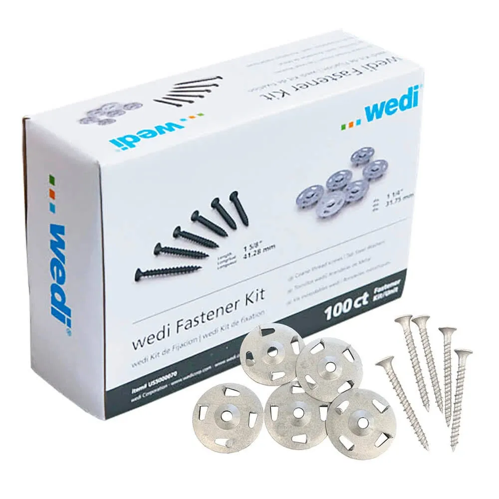 Wedi Fastener Kit for Screws & Tabbed Washers