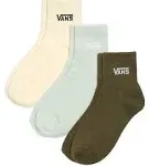 Vans, Womens / Girls Half Crew Socks - Shoes Size 6.5-10 (3 Pair Pack)