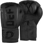 Defy Boxing Gloves for Men & Women Training MMA Muay Thai - Quality Gloves - Punching Heavy Bags, Full Black, 14 oz, Adult Unisex, Size: One Size