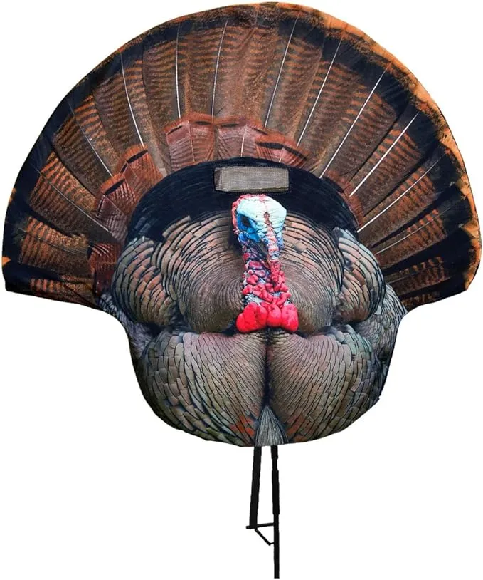 Montana Decoy Company Fanatic XL 2D Tom Turkey Fan Decoy with Stand 00071