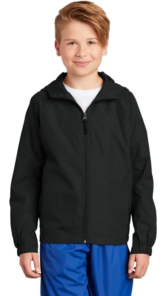 Sport-Tek YST73 Youth Hoodie Raglan Jacket