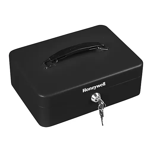 Honeywell Fire Resistant Steel Security Box with Key Lock