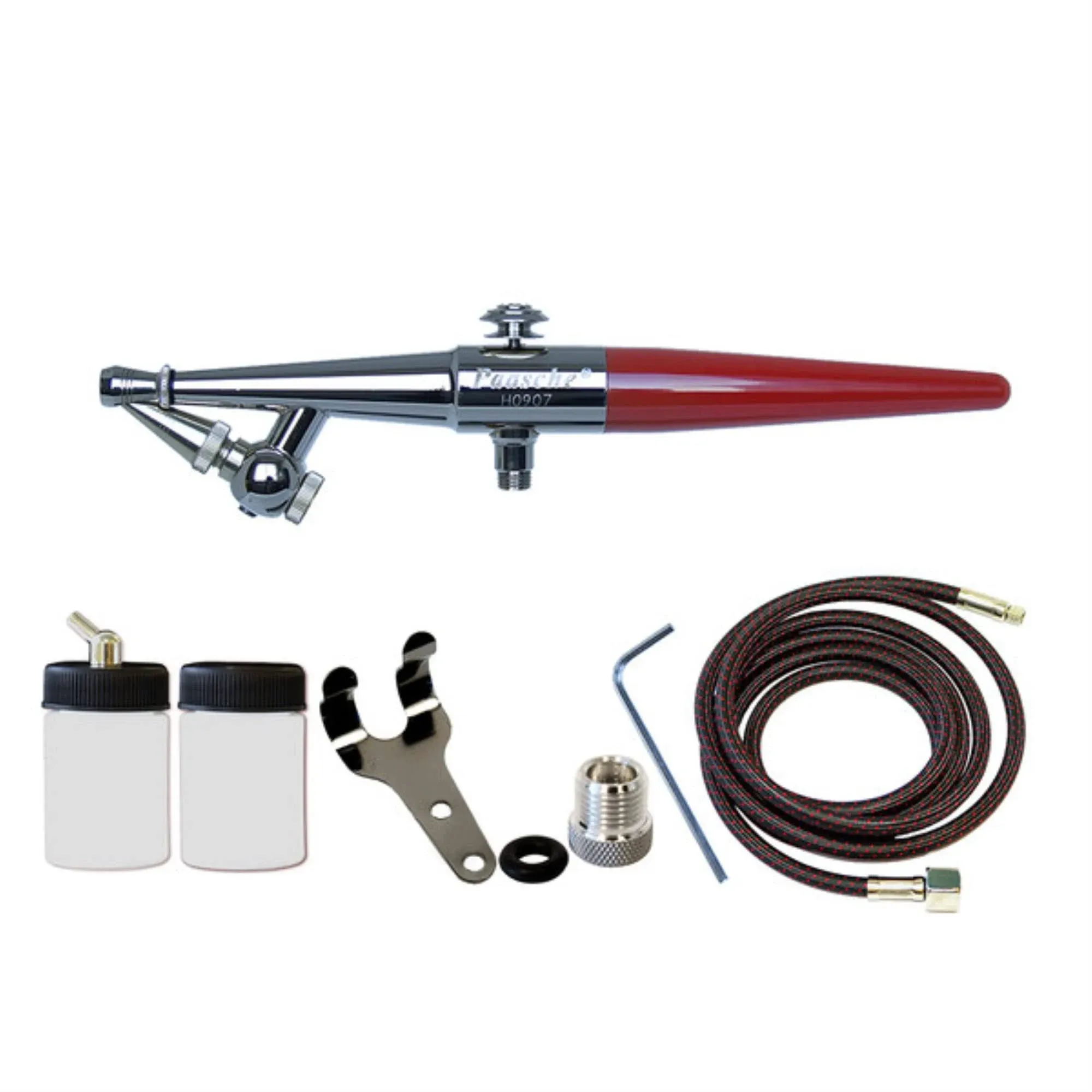 Paasche Airbrush Company - Single External Mix Set (.65mm Head) & Adapter - H1AS