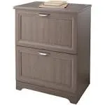 Realspace Magellan 23-1/2 inchw x 16-9/16 inchd Lateral 2-Drawer File Cabinet, Gray