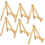 9.4 Inches Tall Wood Easels Set of Tabletop Display Easels, Art Craft Painting Easel Stand for Artist Adults Students (6pack)