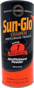 Sun-Glo Speed 7 (Bowler Shuffle Alley Wax) Shuffleboard Table Powder, 16 oz. Can