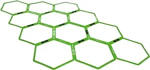 Yes4all Hexagon Agility Rings with Carrying Bag