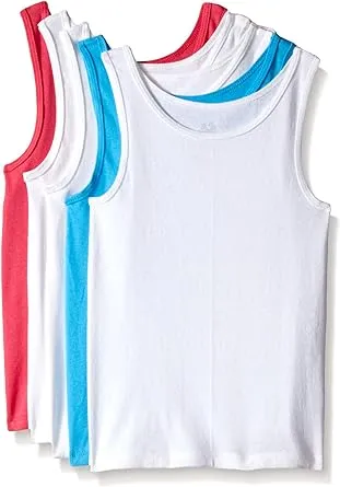 Fruit of The Loom Girls' 5 Pack Assorted Tank