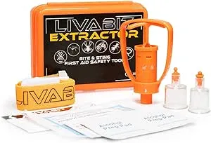 First Aid Safety Tool F.A.S.T. Kit Emergency Venom Extractor Snake Bite and Sting Suction Pump for Hiking, Camping, Backpacking, Insect Sting & Snake Bite Treatment