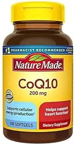 Nature Made CoQ10 200 mg Softgels (140 Count)