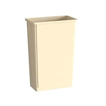 Rubbermaid Commercial 354060bgct Slim Jim Vented Container, Beige