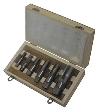 6 Piece Carbon Steel NPT Pipe Tap Set DWTPT1/8-1SET