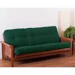 Blazing Needles Renewal 8" Twill Futon Mattress Full Forest Green