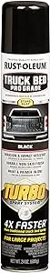 Rust-Oleum Turbo Black Truck Bed Coating Spray 24 oz