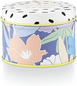 Illume Go Be Lovely Citrus Crush Small Fleur Tin Candle, 2" L x 1" W x 1" H