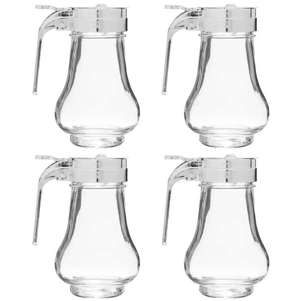 Brybelly 8 oz Maple Syrup Dispenser - Pack of 4