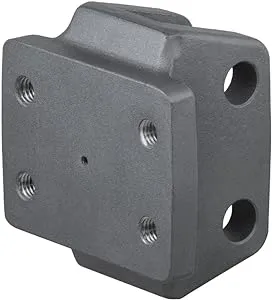 CURT 45950 Rebellion XD Adjustable Cushion Hitch Pintle Mount Plate Attachment, Shank Required