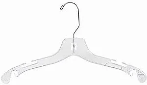 Only Hangers Children&#039;s Clear Plastic Shirt Hanger 14&#034; (pack of 25)