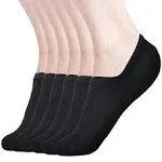 DIBAOLONG Womens No Show Socks Non Slip Flat Boat Line Low Cut Socks (6-12 Packs)