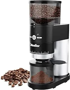 Mueller Ultra-Grind Conical Burr Grinder Professional Series, Innovative Chamber