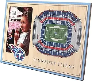 YouTheFan NFL Tennessee Titans 3D StadiumViews Picture Frame, 8 x 12 in