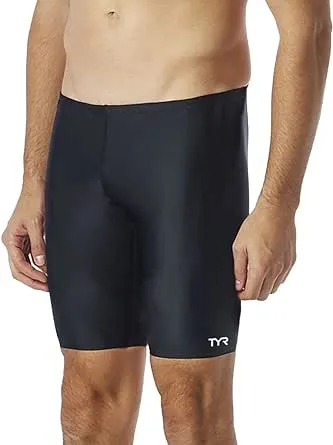 TYR Men's Durafast Solid Jammer 38 Black