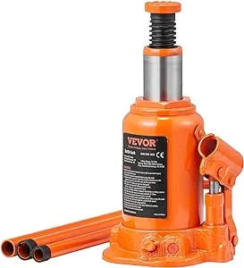 VEVOR Air Hydraulic Bottle Jack 20 Ton/40000 lbs All Welded Bottle Jack 10.4-19.7 inch Lifting Range Manual Handle and Air Pump for Car Pickup Truck