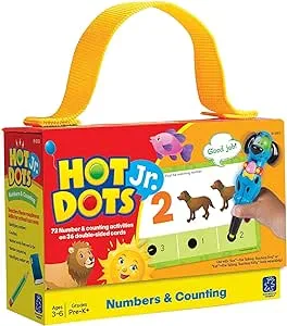 Educational Insights Hot Dots Jr. Numbers & Counting Card Set