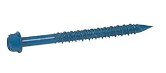 CONFAST 1/4" x 2-1/4" Hex Head Concrete Screw Anchor with Drill Bit (100 per Box)