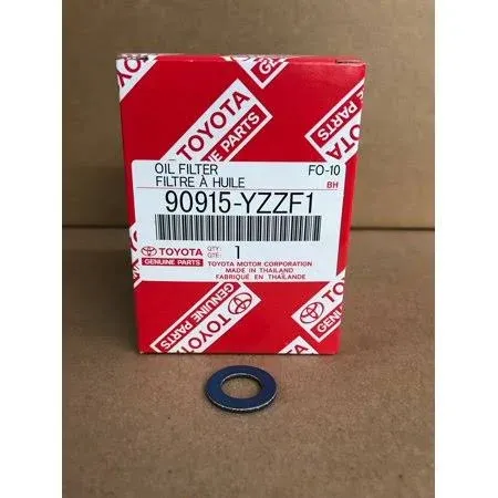 Ten(10)  90915-YZZF1 Genuine Toyota Oil Filters w/ Drain Gaskets Camry Rav4