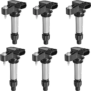 ENA Set of 6 Ignition Coil Pack Compatible with Buick Cadillac Chevy GMC CTS SRX XTS Camaro Equinox Impala Terrain V6 3.0L 3.2L 3.6L Replacement For UF569