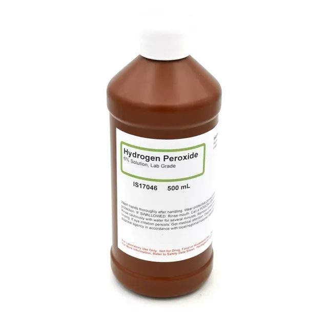 6% Hydrogen Peroxide, 500mL - Laboratory Grade