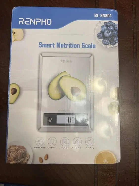 RENPHO Digital Food Scale with App, Bluetooth Smart Kitchen Scale