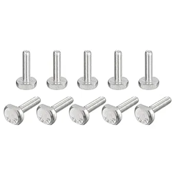 T-Slot Bolts, 20pcs M6x25mm Drop-in Stud Sliding Bolts 304 Stainless Steel