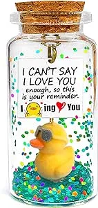 I Beary Love You Cute Teddy Bear Gift Romantic Message in Bottle Present Anni...