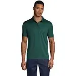 Men's Lands' End Short Sleeve Rapid Dry UPF 50 Polo Shirt