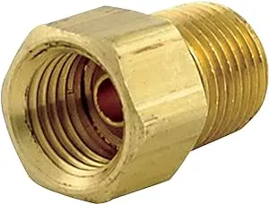 Allstar Performance ALL50120 1/8" NPT to 3/8-24" Adapter Fitting 4 Pack