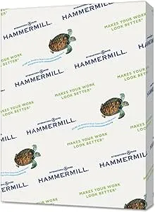 Hammermill Colored Paper, 20 lb Green Printer Paper, 8.5 x 11-10 Ream (5,000 Sheets) - Made in the USA, Pastel Paper, 103366C