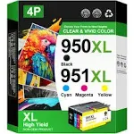 Gagalay 950XL 951XL Combo Pack Compatible for HP 950 951 XL Ink Cartridge Replacement for HP OfficeJet Pro 8600 8610 8620 8100 8630 8660 8640 8615