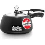 Hawkins Contura Hard Anodized Induction Compatible Extra Thick Base Pressure Cooker, Black, 3L