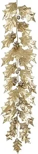 Mark Roberts 2020 Collection Grand Holly Garland 5.5-Foot