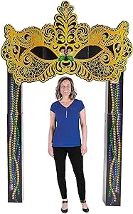 MARDI GRAS MASK ARCH - Party Decor - 1 Piece